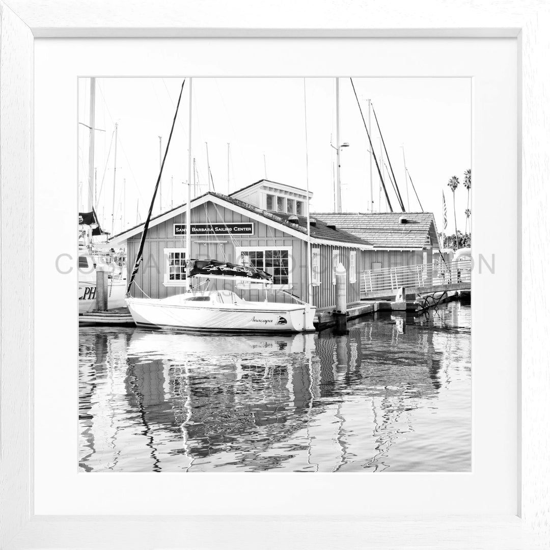 Poster Kalifornien Santa Barbara ’Boat House’ K24Q