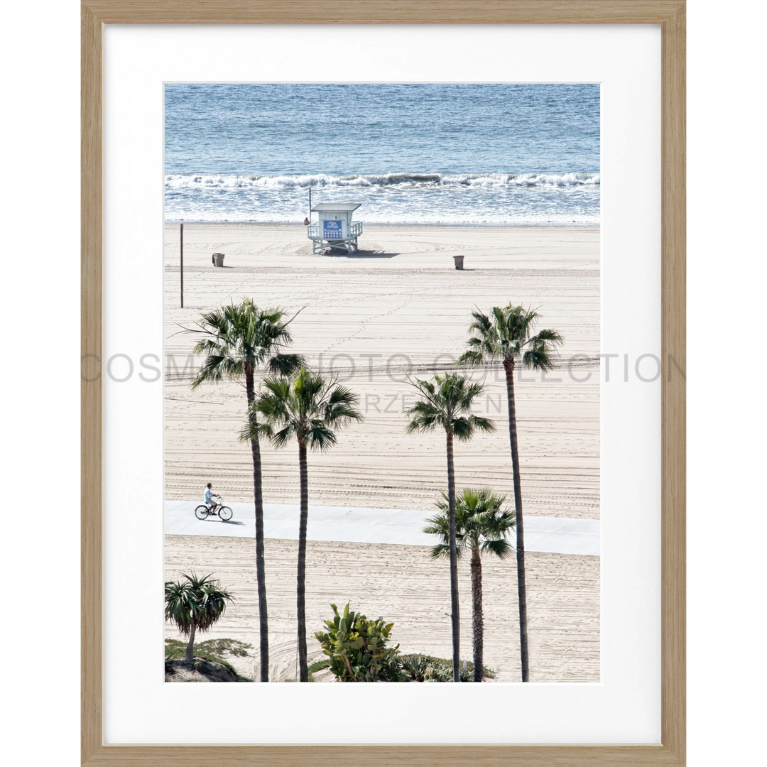 Poster Kalifornien Santa Monica ’Beach’ K135 - Eiche