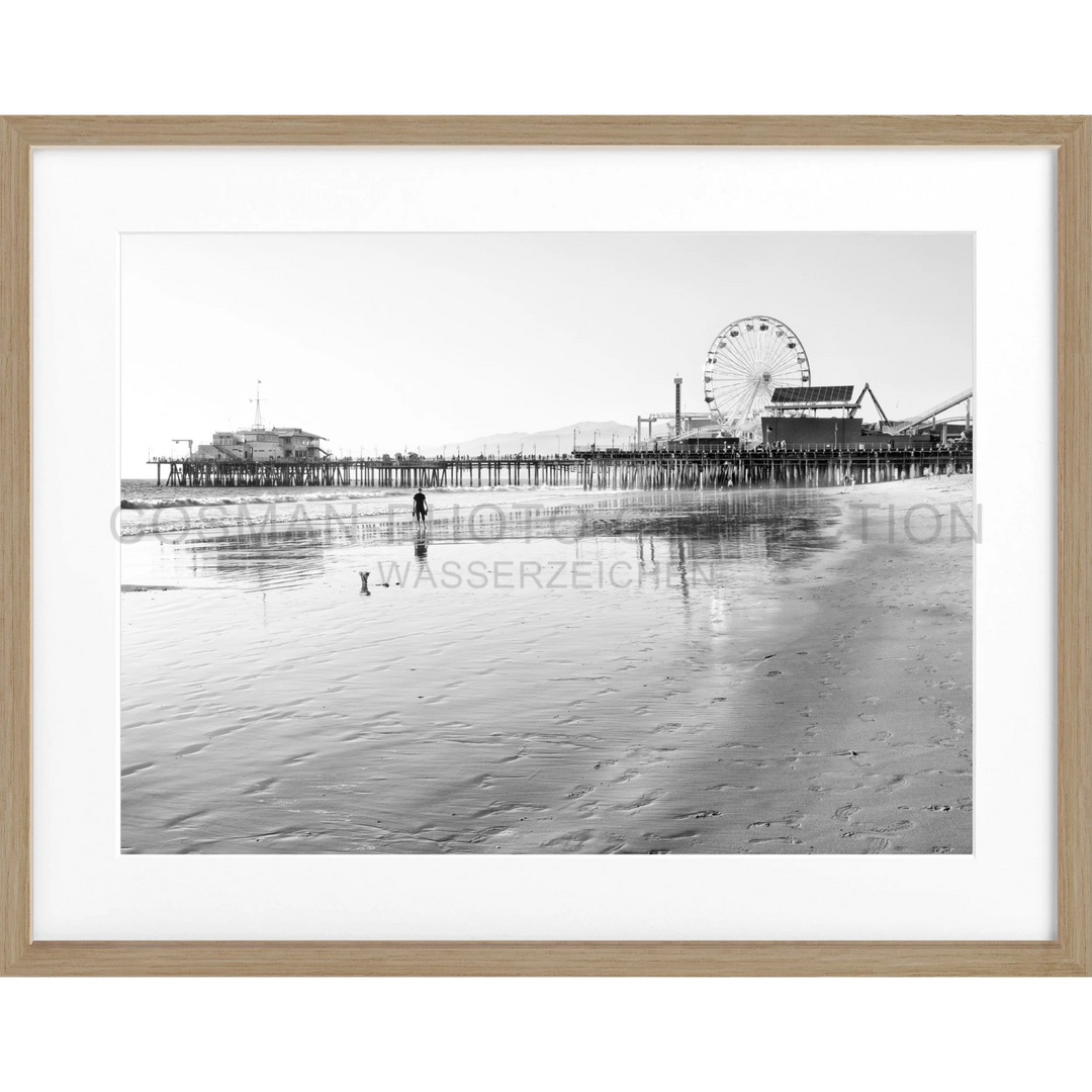 Poster Kalifornien Santa Monica ’Pier’ K132 - Eiche