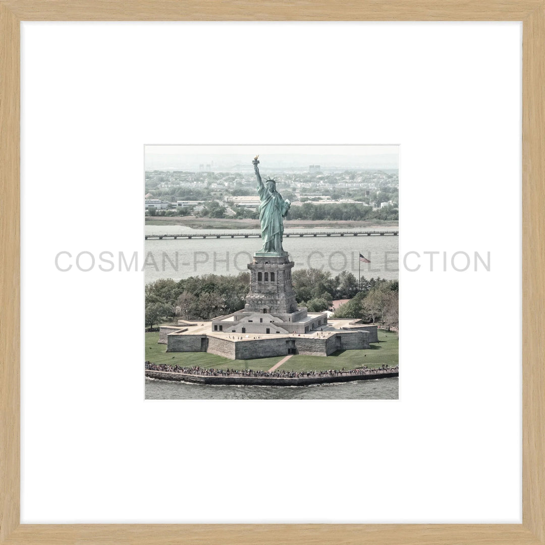 Poster ’Lady Liberty’ New York NY36OB - 43x43cm - eiche