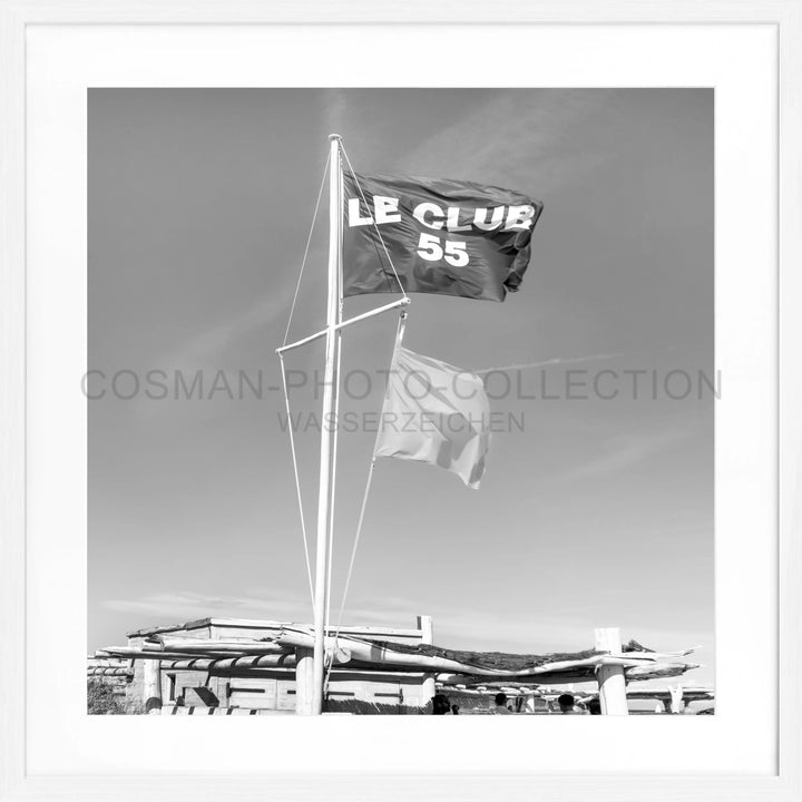 Poster ’Le Club 55’ Saint Tropez ST32Q - Weiss 1.5cm