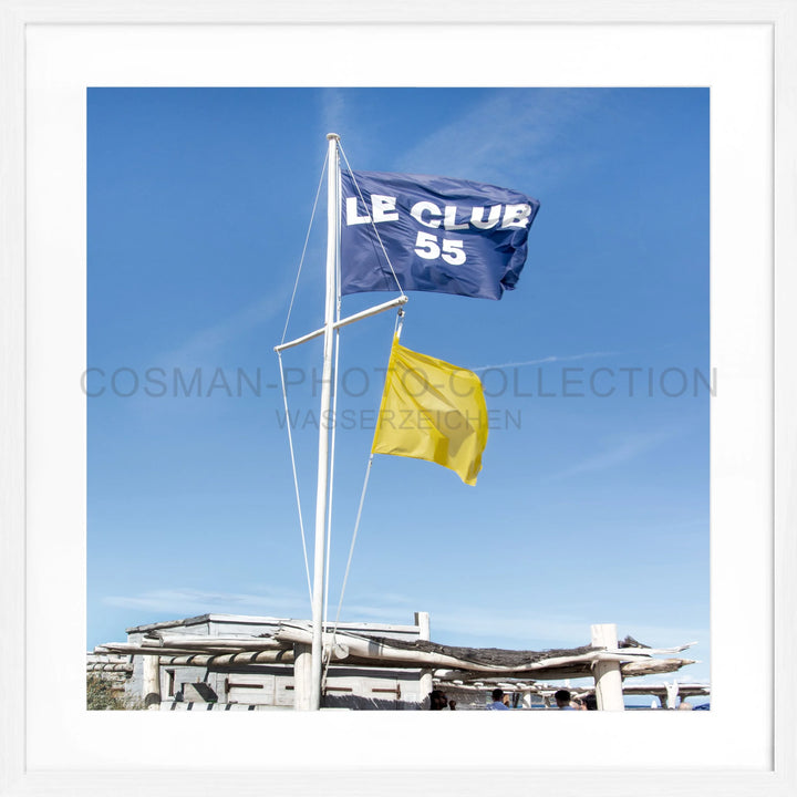 Poster ’Le Club 55’ Saint Tropez ST32Q - Weiss 1.5cm