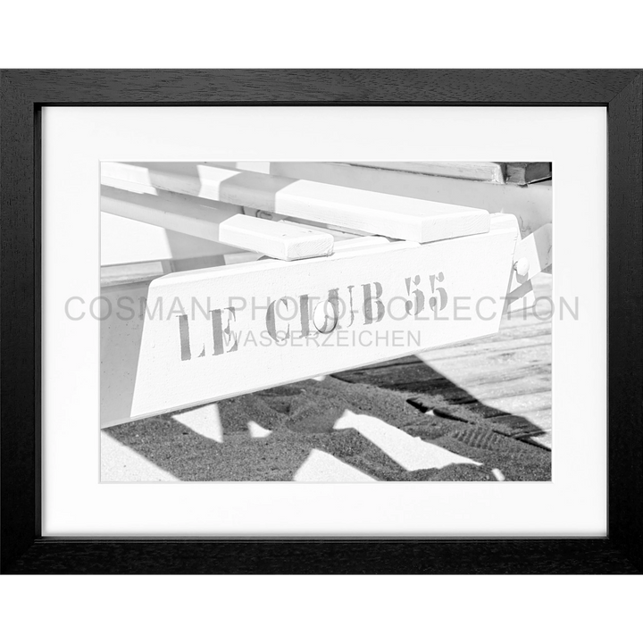 Poster ’Le Club 55’ Saint Tropez ST41 - Schwarz 3cm