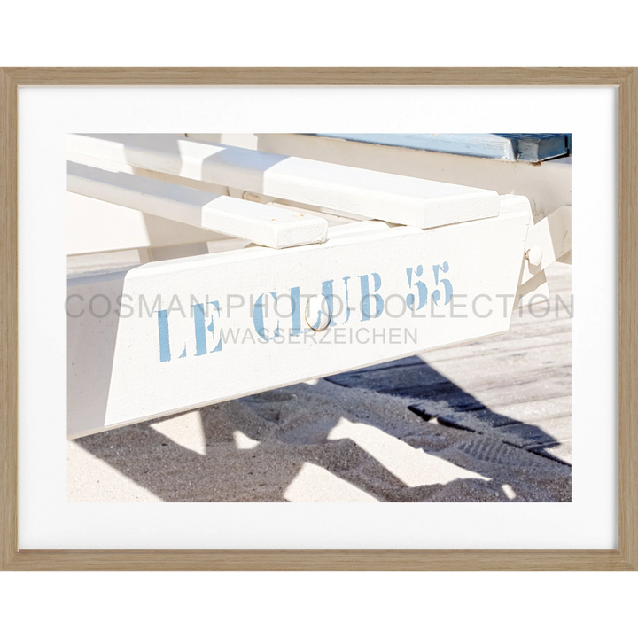 Poster ’Le Club 55’ Saint Tropez ST41 - Eiche Furnier