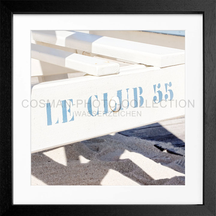 Poster ’Le Club 55’ Saint Tropez ST41Q - Schwarz 3cm