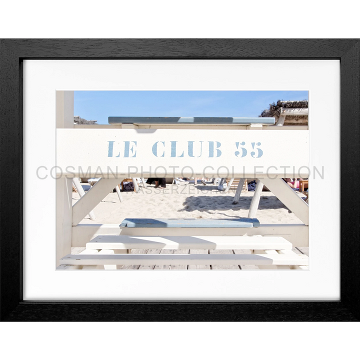 Poster ’Le Club 55’ Saint Tropez ST42 - Schwarz 3cm