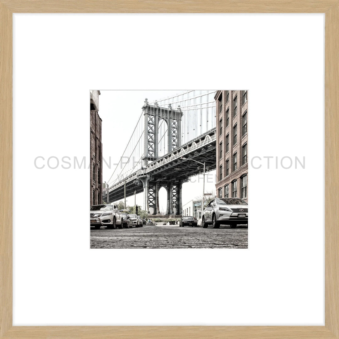 Poster ’Manhattan Bridge’ New York NY33OB - 43x43cm