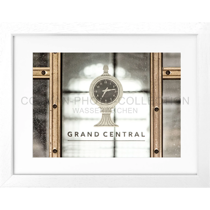 Rahmenbild eines Grand Central Terminal Uhren- und Logo- Posters New York Central Station NY88