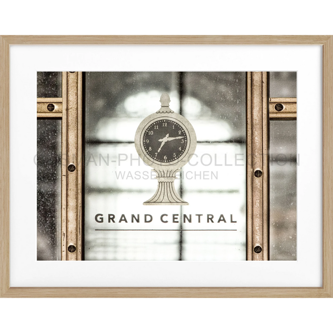 Uhrensymbol für Grand Central Station im Poster New York Central Station NY88