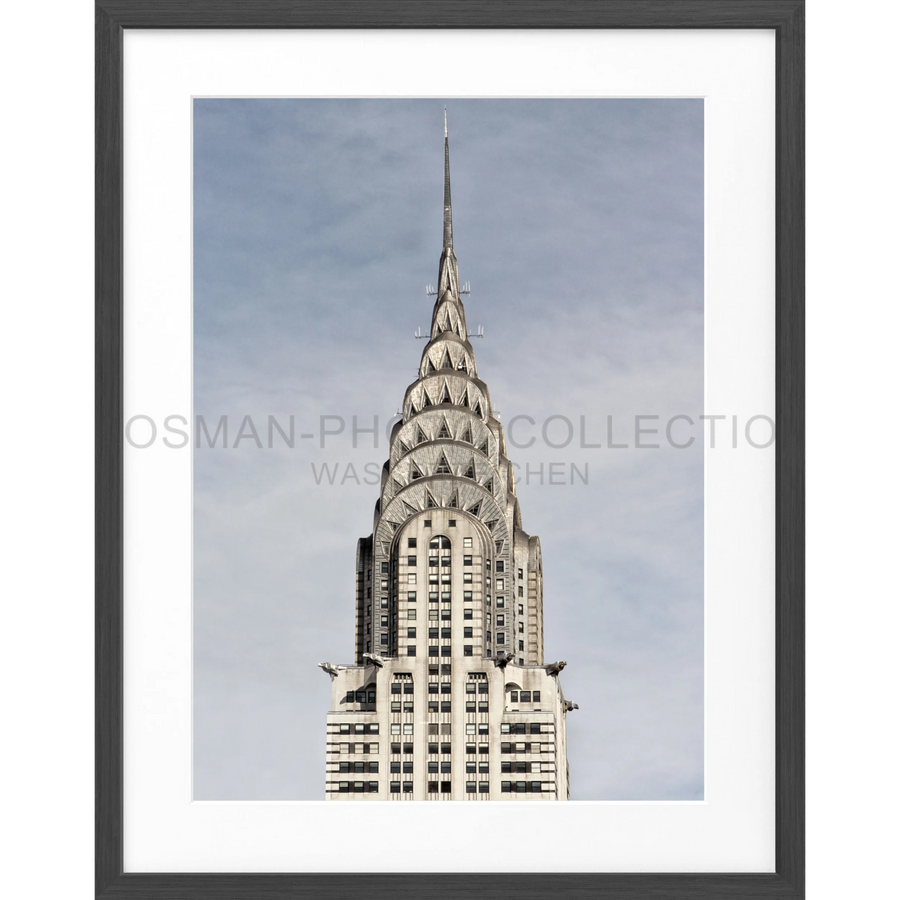 Poster New York ’Chrysler Building’ NY45 - Schwarz matt