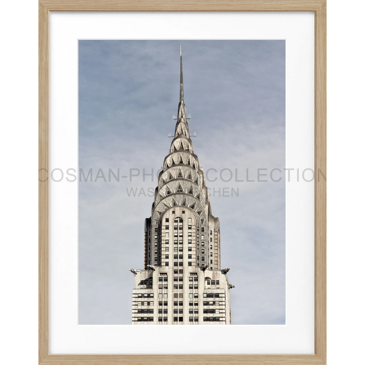 Art Deco Spire des Chrysler Buildings in New York City auf Poster New York NY45