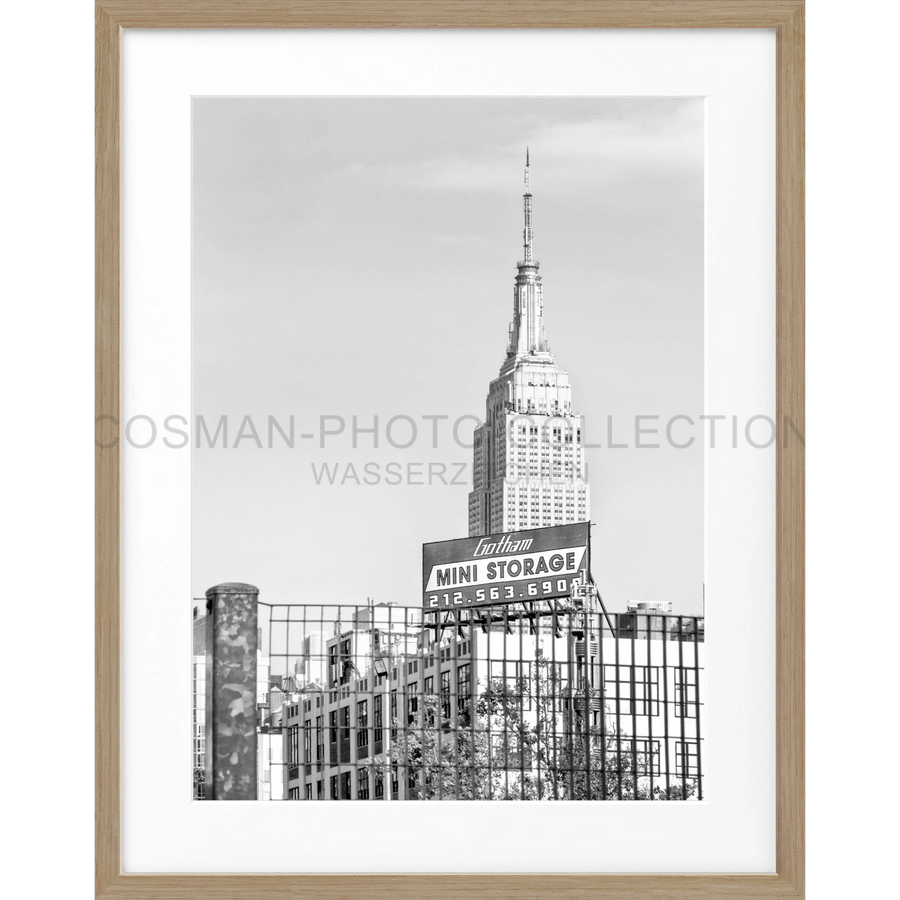 Poster New York ’Empire State Building’ NY117 - Eiche