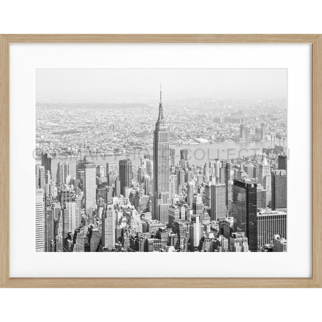 Poster New York ’Empire State Building’ NY38 - Eiche