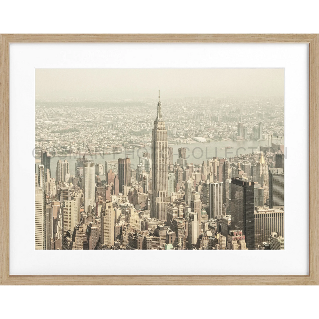 Poster New York ’Empire State Building’ NY38 - Eiche