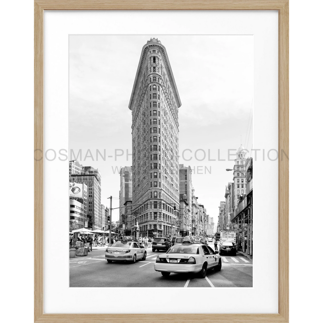 Poster New York ’Flatiron Building’ NY48 - Eiche