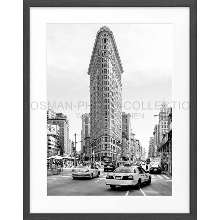 Poster New York ’Flatiron Building’ NY48 - Schwarz matt