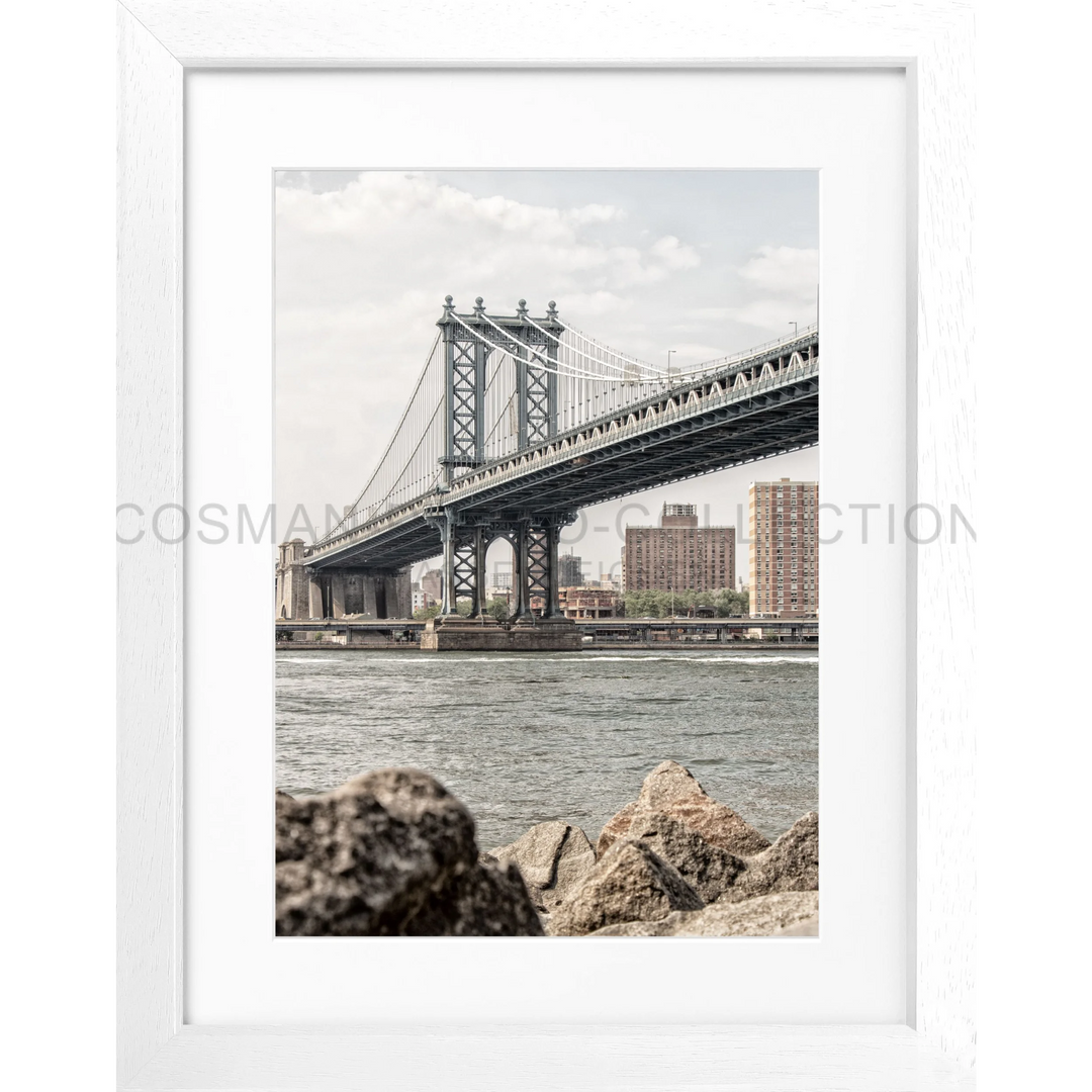 Manhattan Bridge über dem East River in New York City auf Poster New Manhattan Bridge NY104