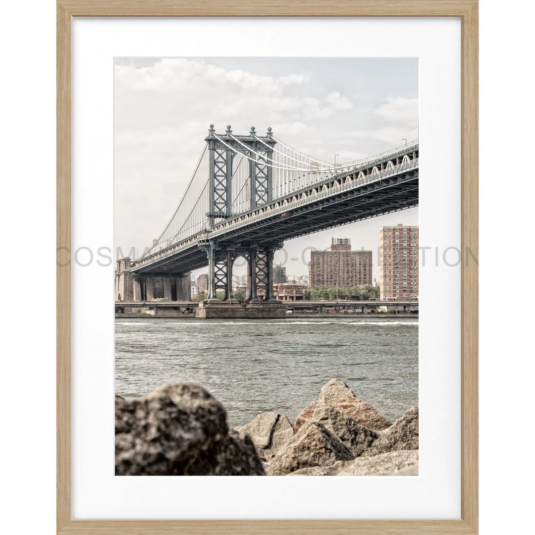 Manhattan Bridge über dem East River in New York City für Poster New York NY104