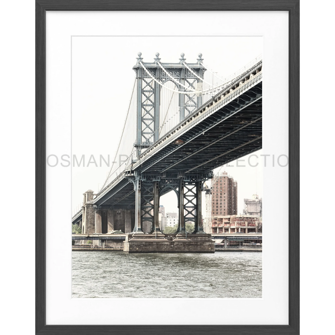 Manhattan Bridge über dem East River in New York City auf Poster New York NY44