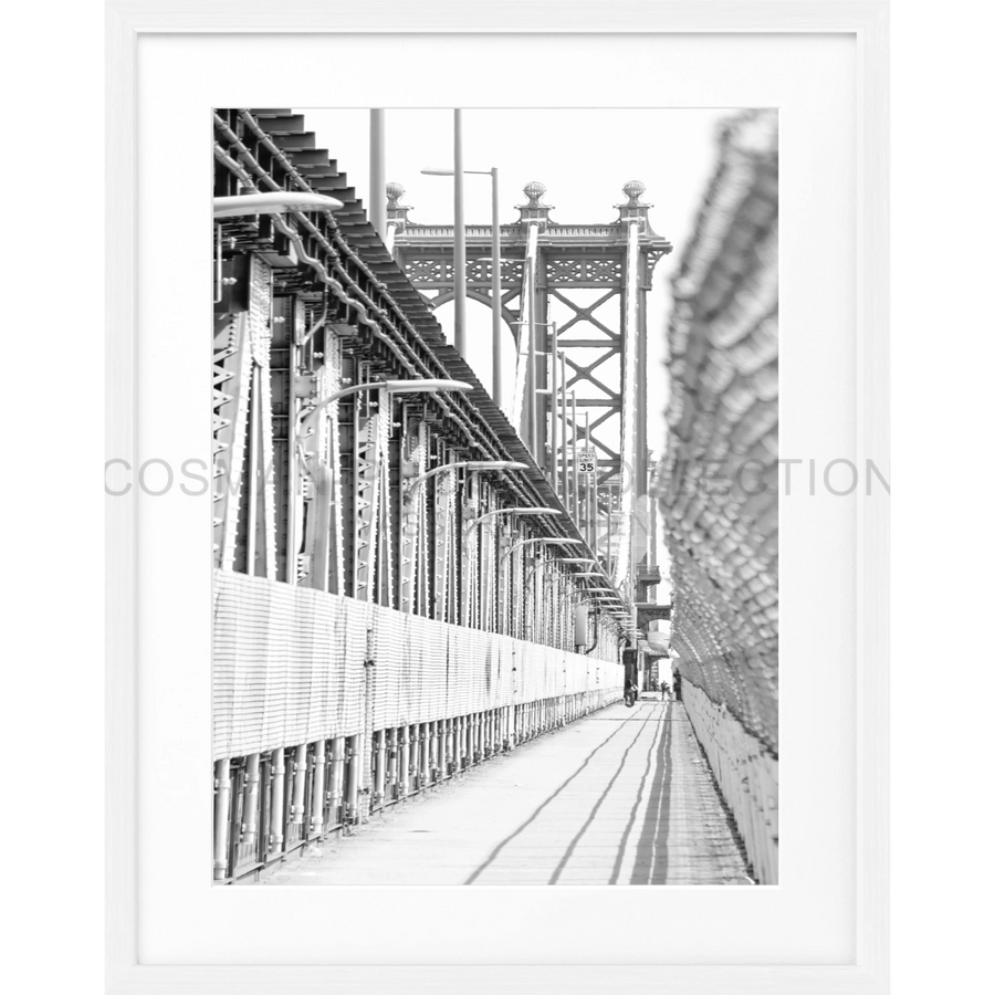 Poster New York ’Manhattan Bridge’ NY84 - Weiss 1.5cm