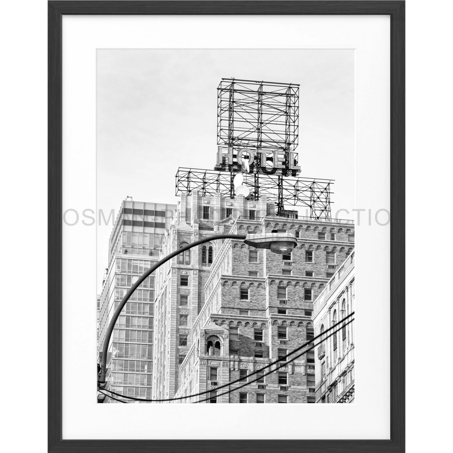 Poster New York NY120 - Schwarz matt 1.5cm / S (25cm x