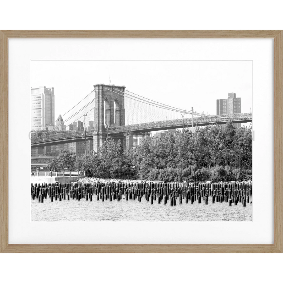 Poster New York NY122 - Eiche Furnier 1.5cm / S (31cm x