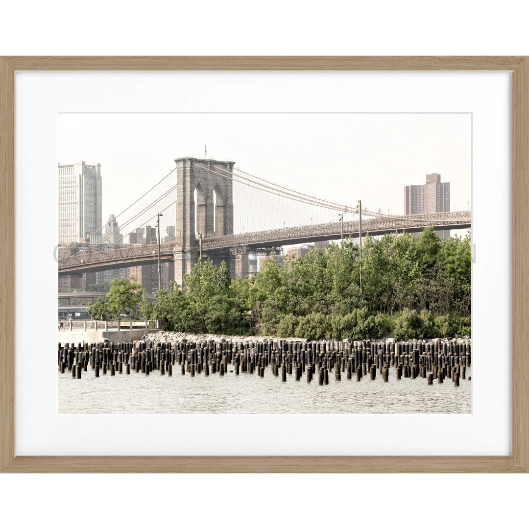 Poster New York NY122 - Eiche Furnier 1.5cm / S (31cm x