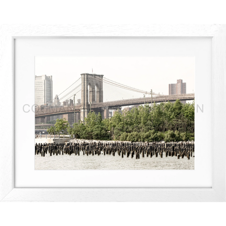 Poster New York NY122 - Weiss 3cm / S (31cm x 25cm) Motiv: