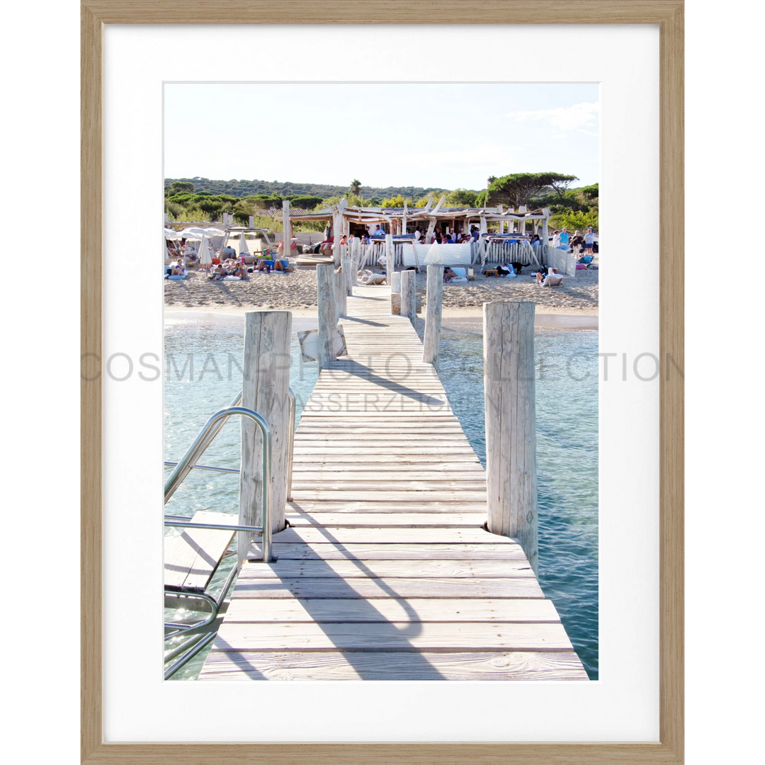 Poster Saint Tropez ’Beach Le Club 55’ ST44A - Eiche