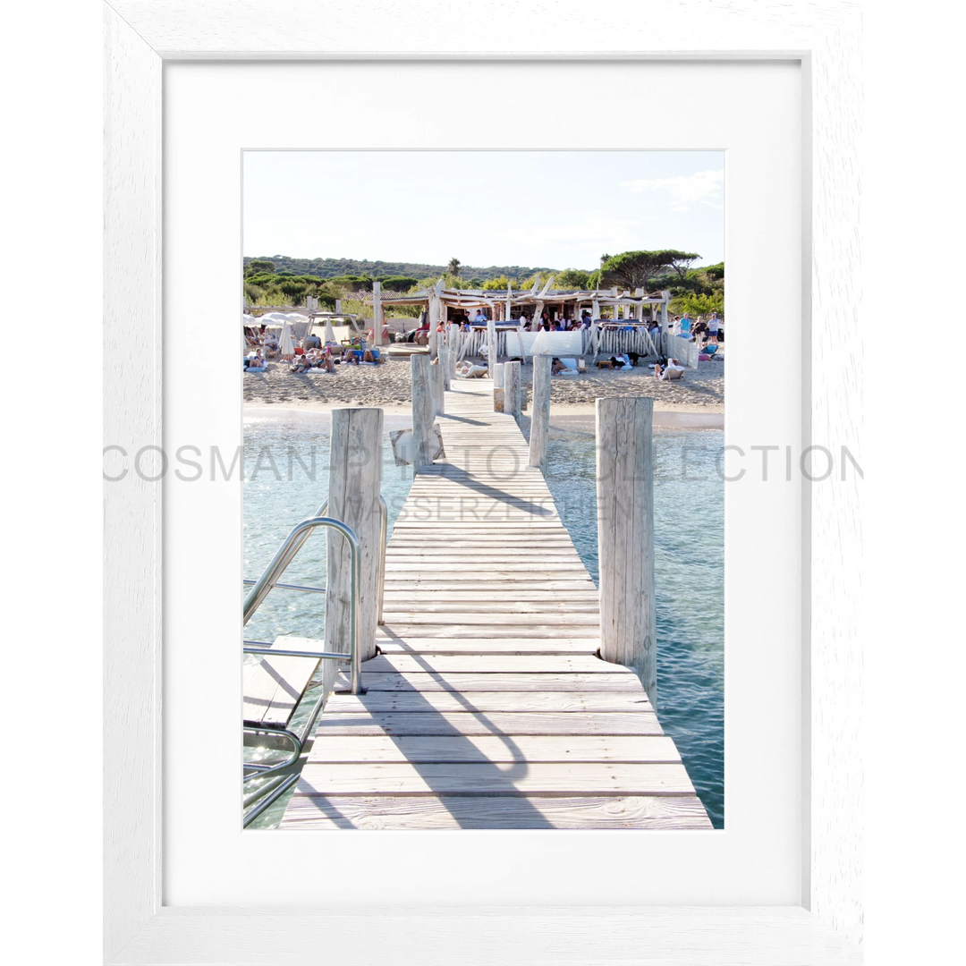 Poster Saint Tropez ’Beach Le Club 55’ ST44A - Weiss