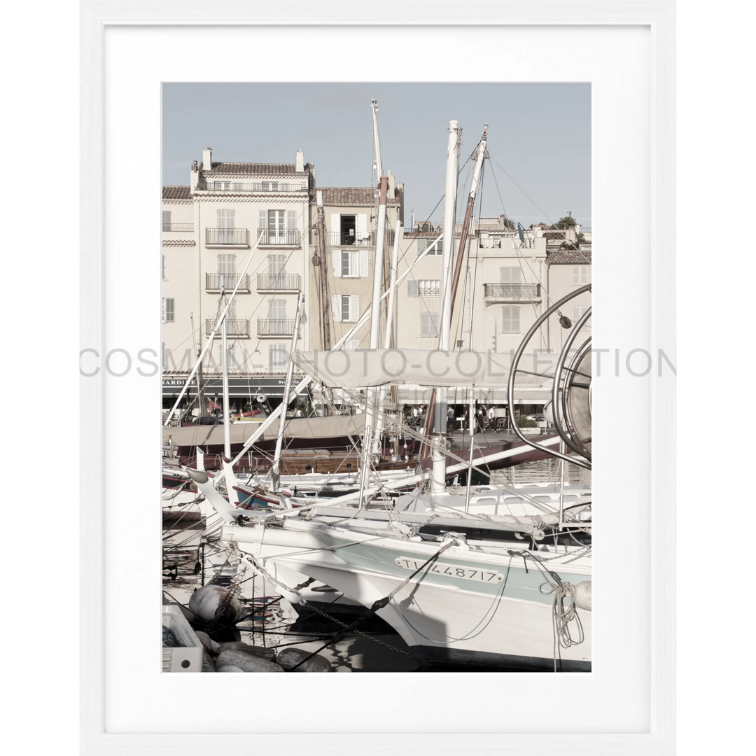 Poster Saint Tropez ST22 - Weiss 1.5cm / S (25cm x 31cm)