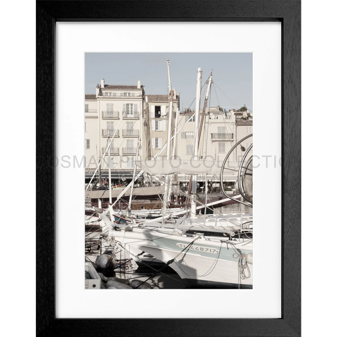 Poster Saint Tropez ST22 - Schwarz 3cm / S (25cm x 31cm)