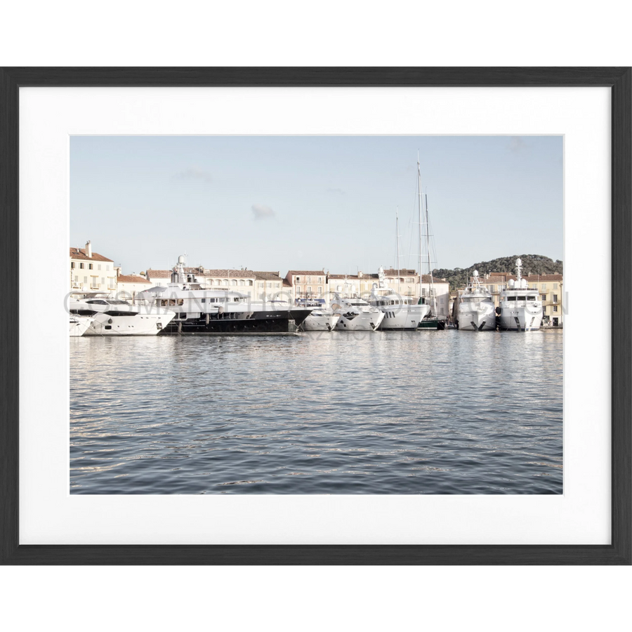 Poster Saint Tropez ST07 - Schwarz matt 1.5cm / S (31cm x