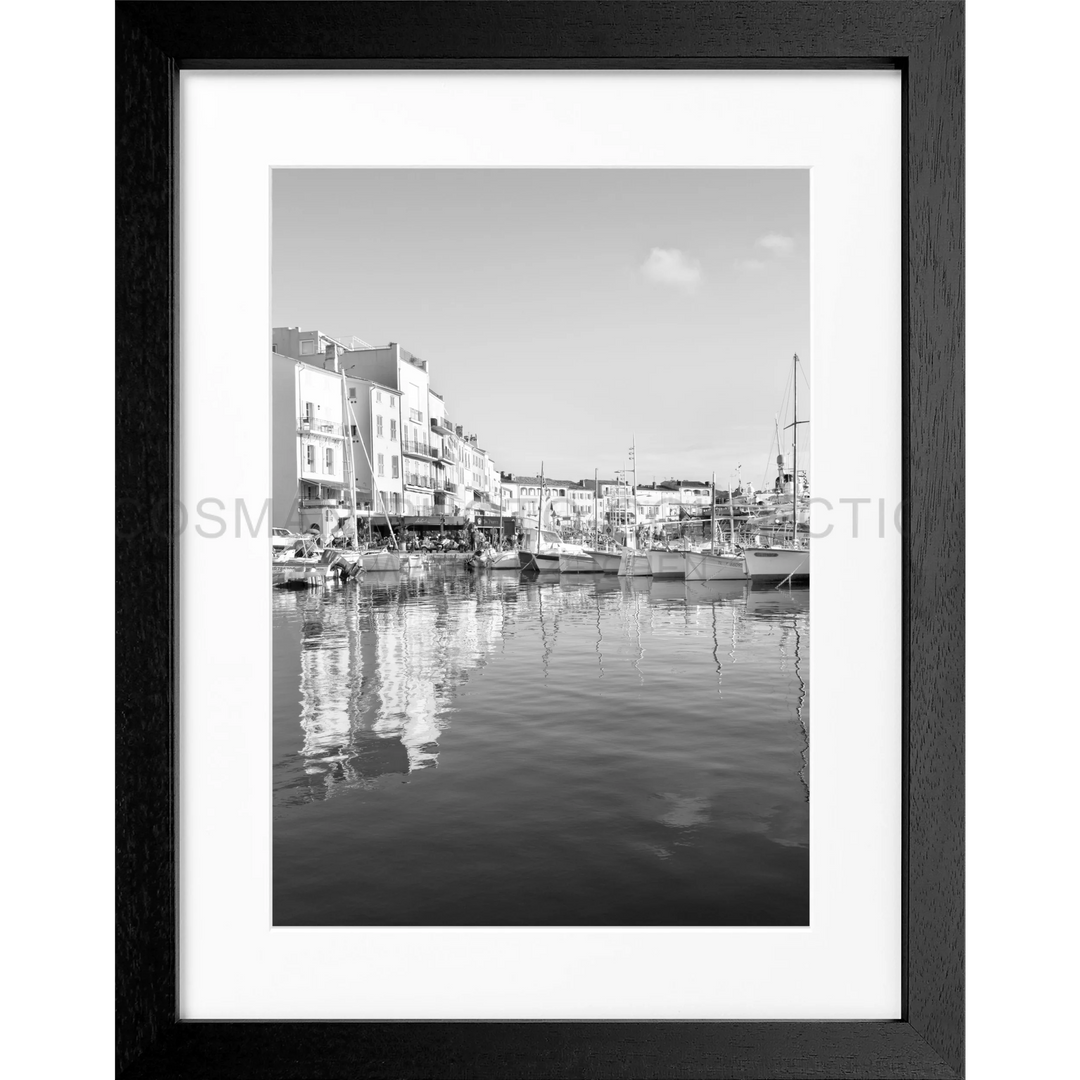 Poster Saint Tropez ST17 - Schwarz 3cm / S (25cm x 31cm)