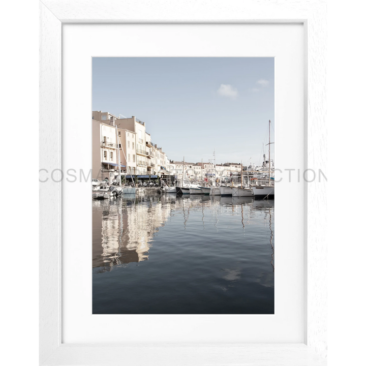 Poster Saint Tropez ST17 - Weiss 3cm / S (25cm x 31cm)