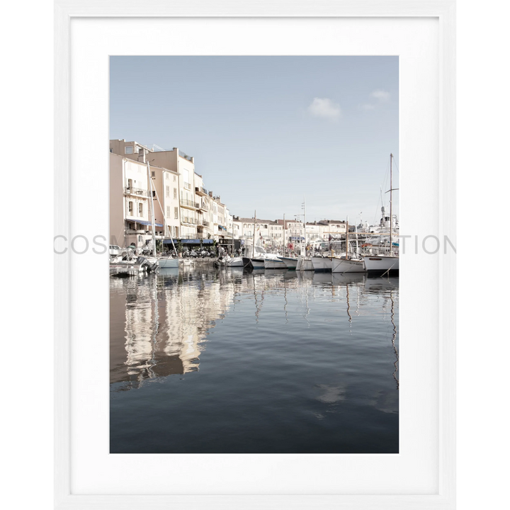 Poster Saint Tropez ST17 - Weiss 1.5cm / S (25cm x 31cm)