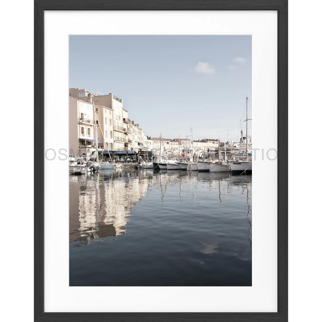 Poster Saint Tropez ST17 - Schwarz matt 1.5cm / S (25cm x