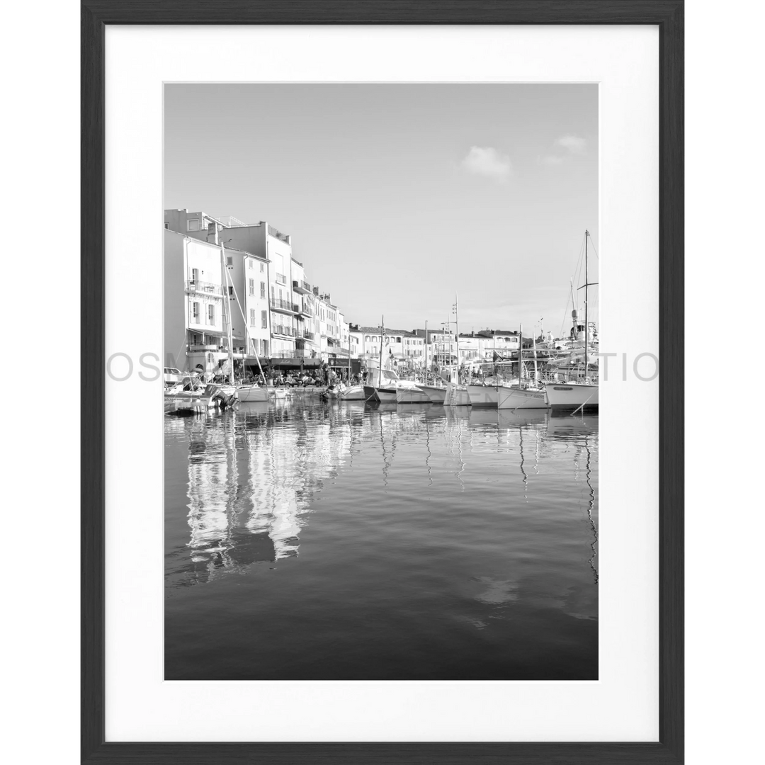 Poster Saint Tropez ST17 - Schwarz matt 1.5cm / S (25cm x