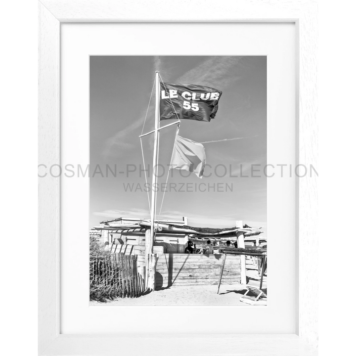 Poster Saint Tropez ’Le Club 55’ ST32 - Weiss 3cm / S