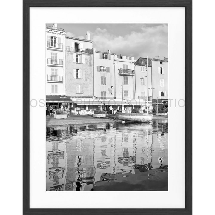 Poster Saint Tropez ST21 - Schwarz matt 1.5cm / S (25cm x