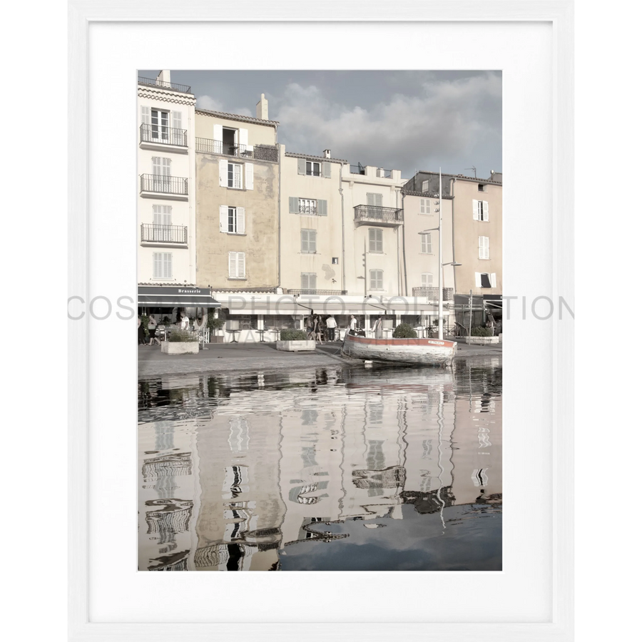 Poster Saint Tropez ST21 - Weiss 1.5cm / S (25cm x 31cm)