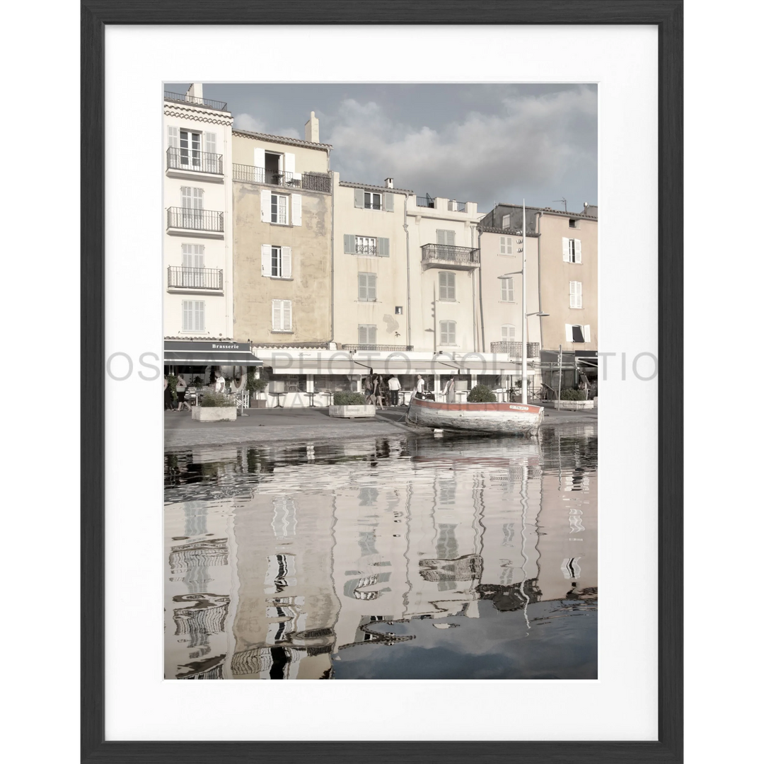 Poster Saint Tropez ST21 - Schwarz matt 1.5cm / S (25cm x