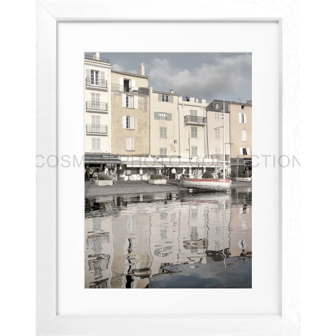 Poster Saint Tropez ST21 - Weiss 3cm / S (25cm x 31cm)