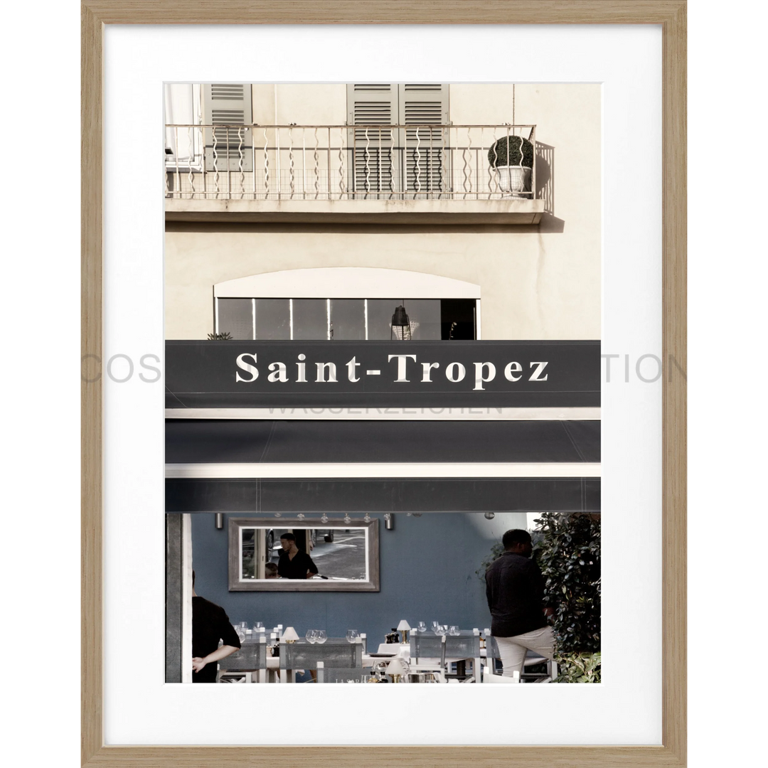 Poster Saint Tropez ST26 - Eiche Furnier 1.5cm / Motiv: