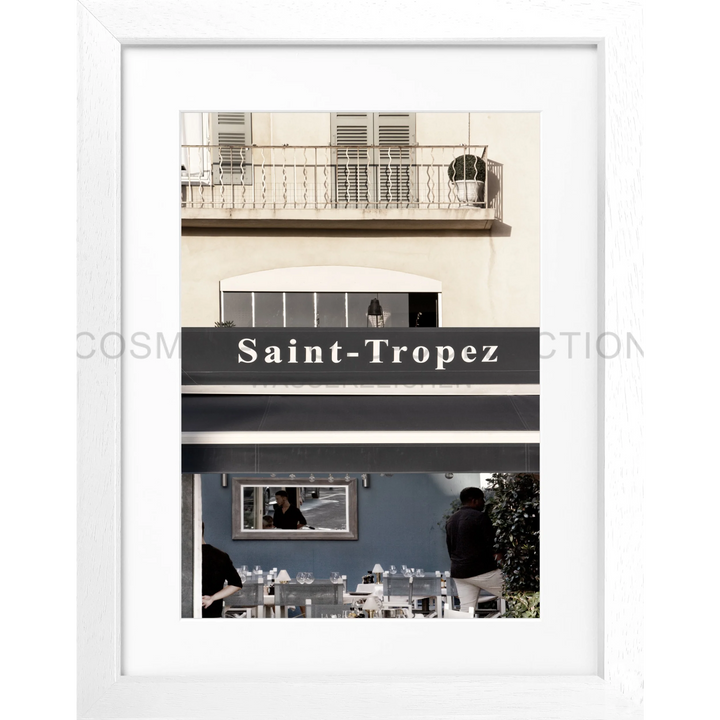 Poster Saint Tropez ST26 - Weiss 3cm / Motiv: farbe / S