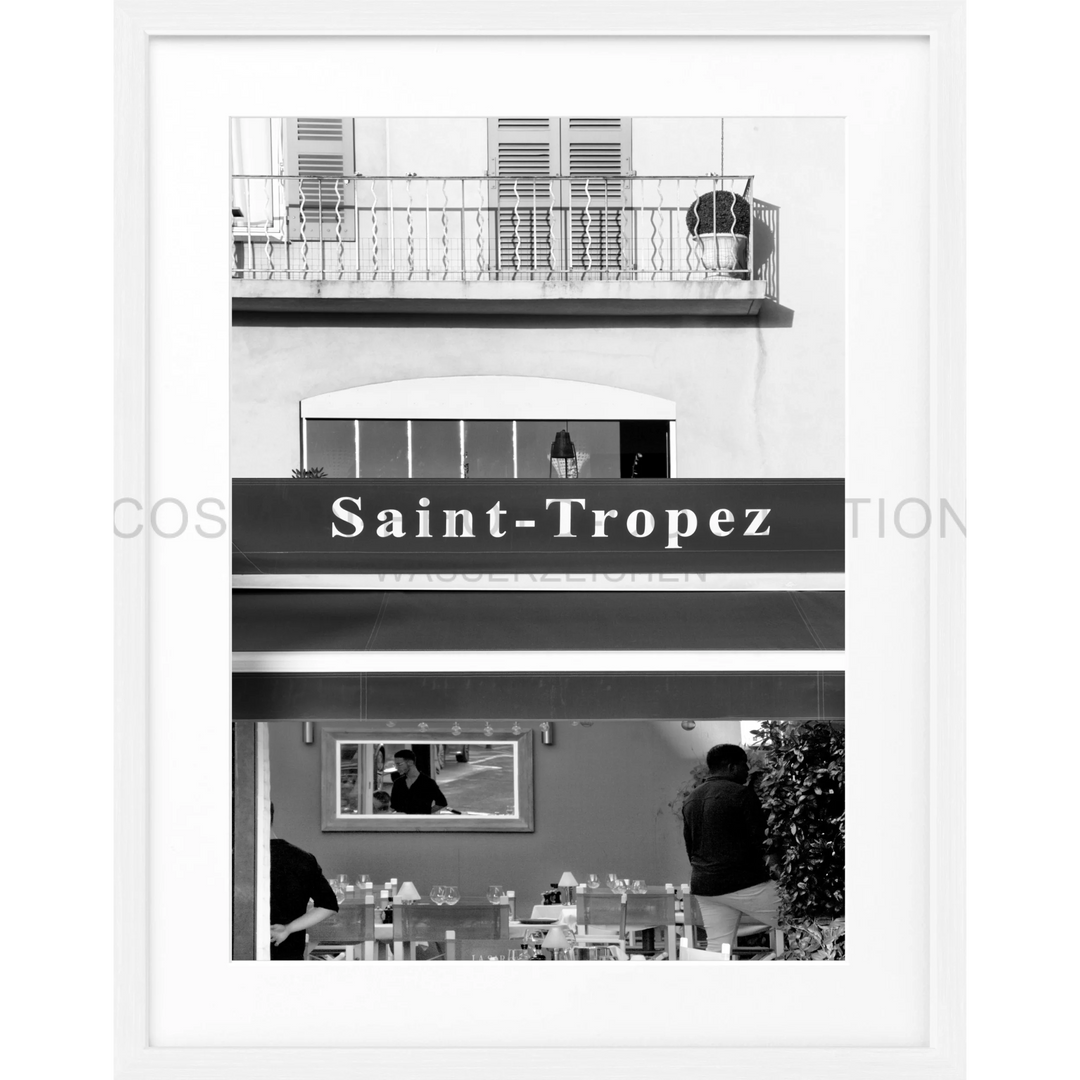 Poster Saint Tropez ST26 - Weiss 1.5cm / Motiv: