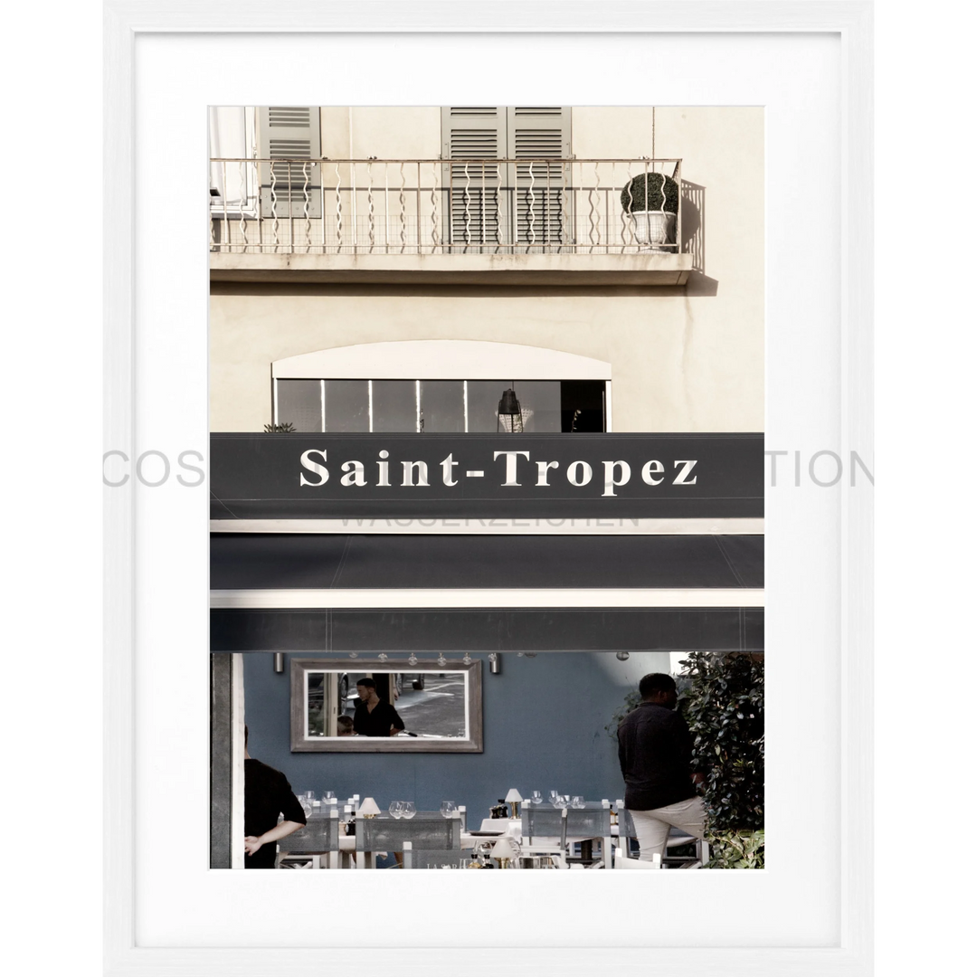 Poster Saint Tropez ST26 - Weiss 1.5cm / Motiv: farbe / S