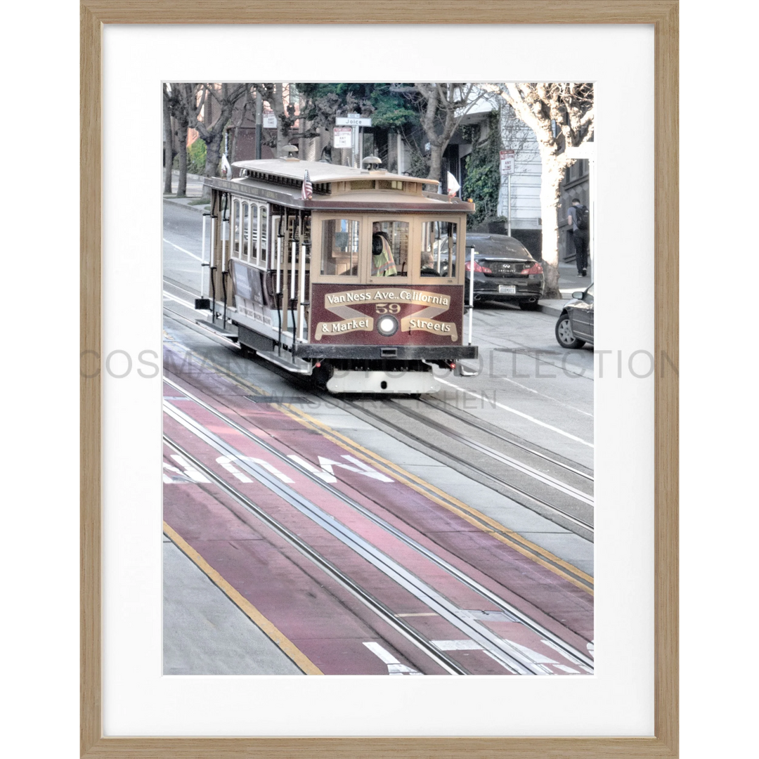 Poster San Francisco SF04 - Eiche Furnier 1.5cm / Motiv: