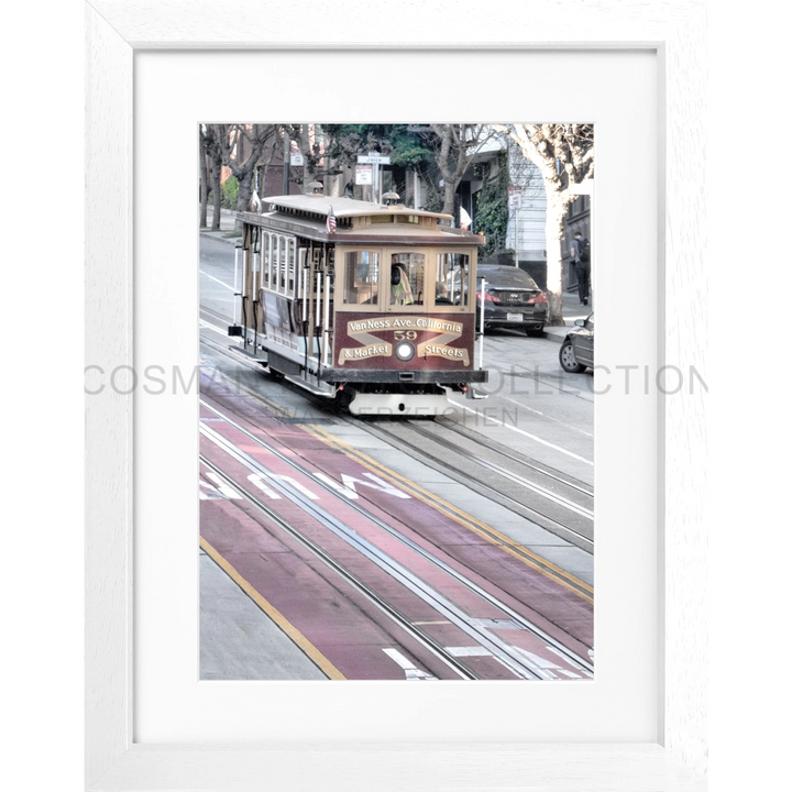 Poster San Francisco SF04 - Weiss 3cm / Motiv: farbe / S