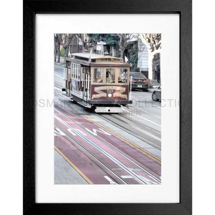 Poster San Francisco SF04 - Schwarz 3cm / Motiv: farbe / S